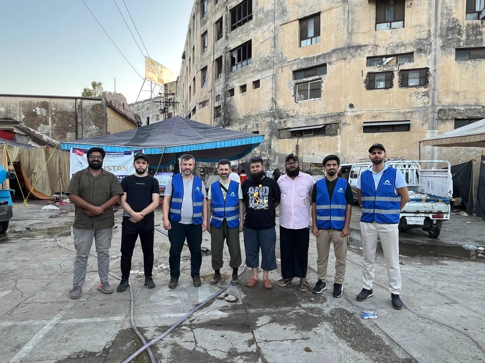 IHBA volunteers and local partners together in Pakistan
